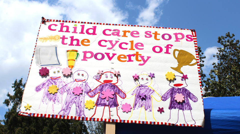 Stand for Children Day - Child care stops the cycle of poverty Sacramento 05-08-15